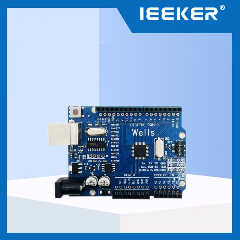 ATmega328P Board Layout and GPIO Pinout for Embedded Projects