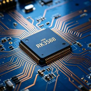 High-performance custom development board featuring Rockchip RK3588 SoC with advanced PCB layout for industrial AI applications.