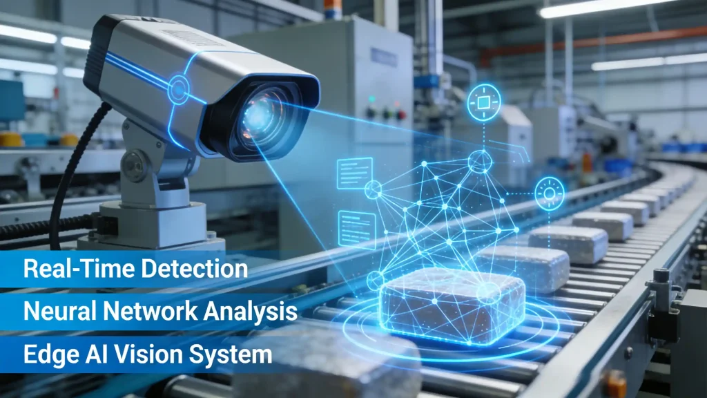 RK3588 running AI computer vision with NPU acceleration in industrial environment