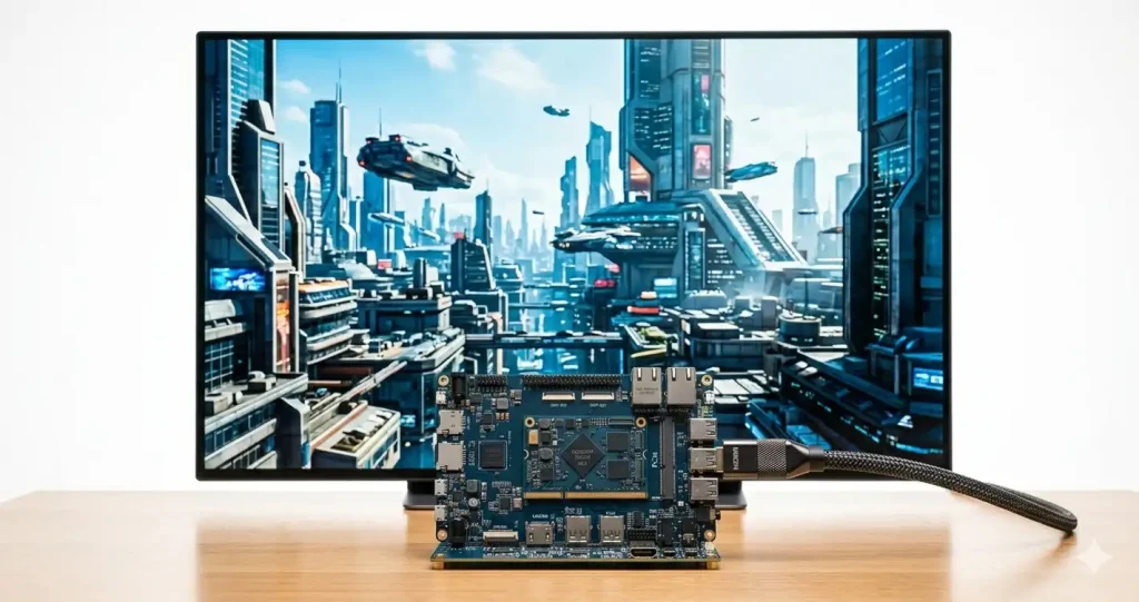 Amlogic S905X3 SBC providing 8K video decoding as part of iEeeker's Embedded Development Solutions 2026.