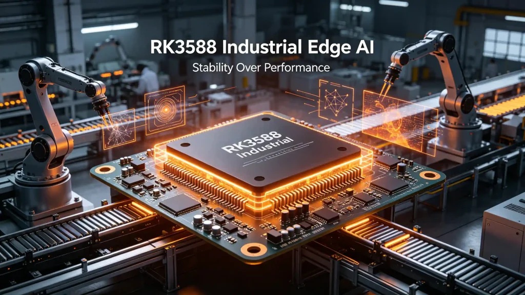Industrial-grade embedded SBC board based on Rockchip RK3588 with high-speed interfaces for Edge AI.