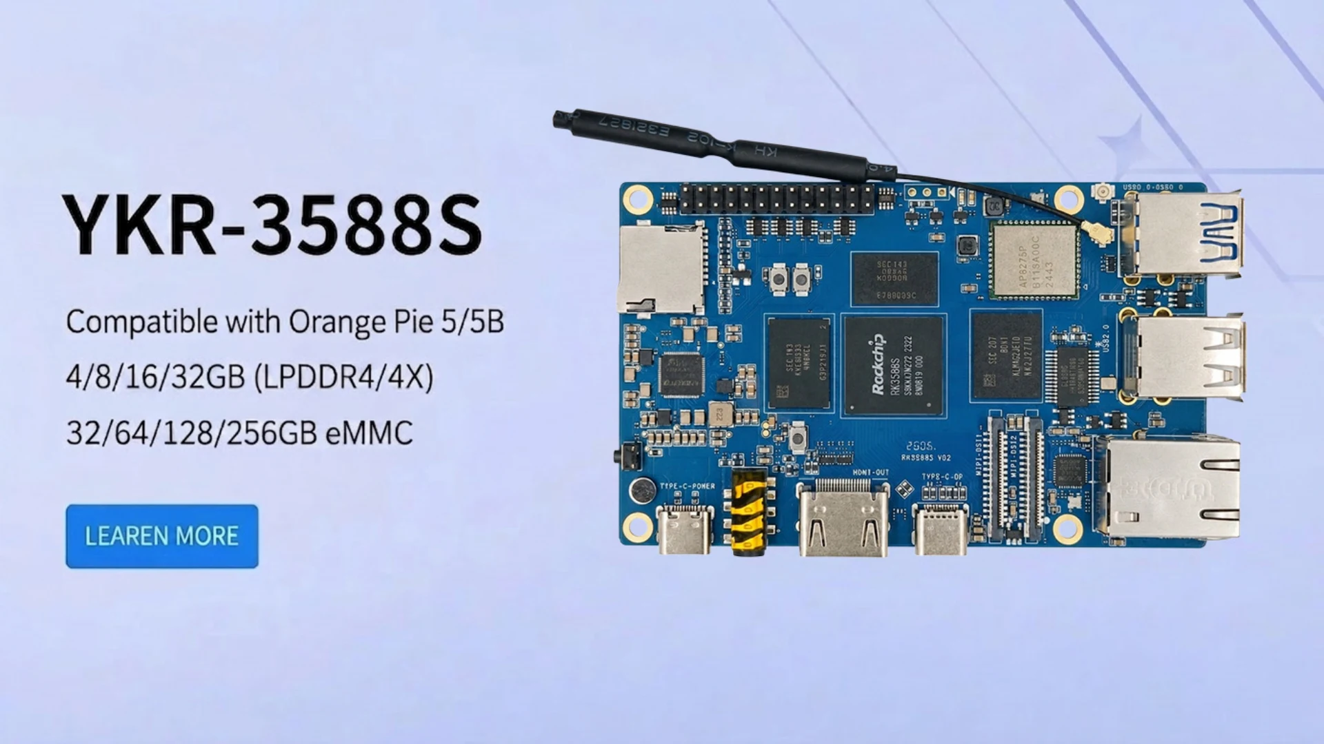 YKR-3588S Compatible with Orange Pie 5/5B