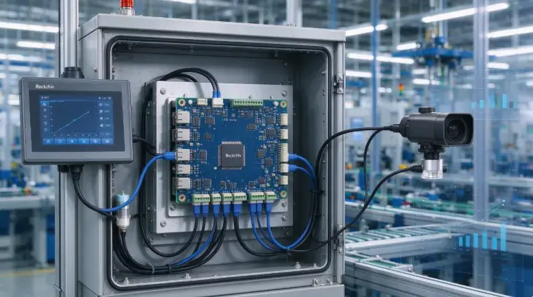 Custom Rockchip industrial board in factory automation