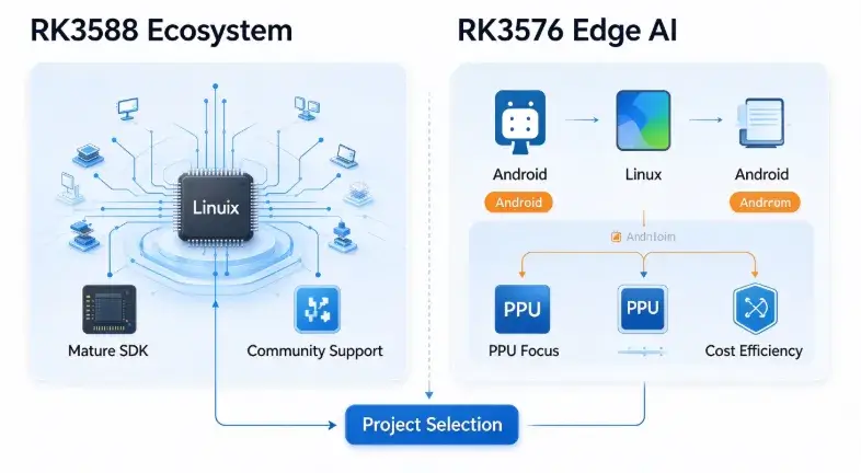 RK3588 RK3576 SDK project selection