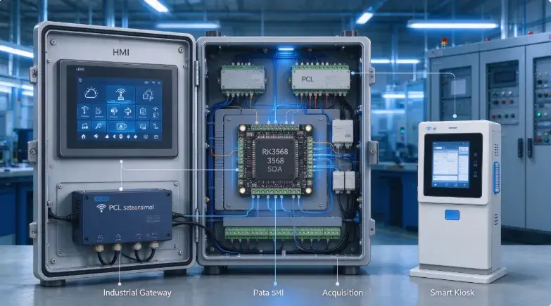RK3568 industrial SOM applications in HMI, gateway and smart kiosk