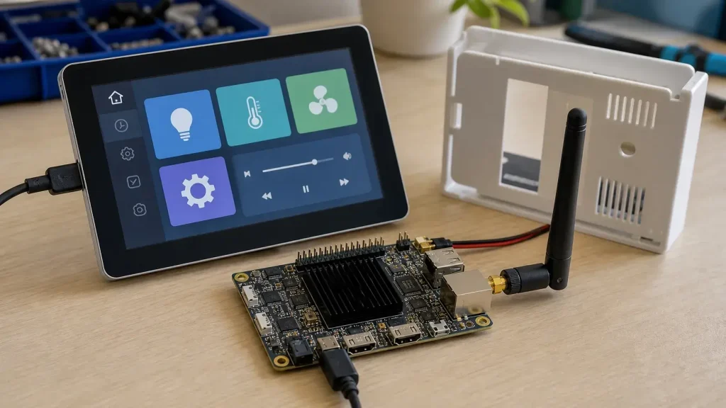 Device firmware upgrade on Rockchip smart panel